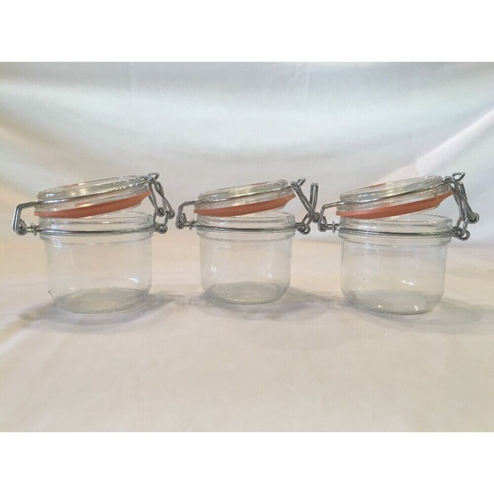 Le Parfait Canning‎ Jar Wire Bale France 200g (3 Jars) NEW